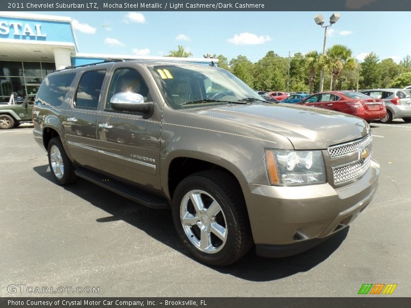 Mocha Steel Metallic / Light Cashmere/Dark Cashmere 2011 Chevrolet Suburban LTZ