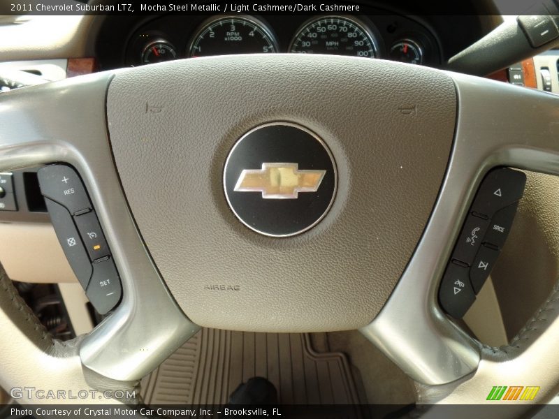 Mocha Steel Metallic / Light Cashmere/Dark Cashmere 2011 Chevrolet Suburban LTZ