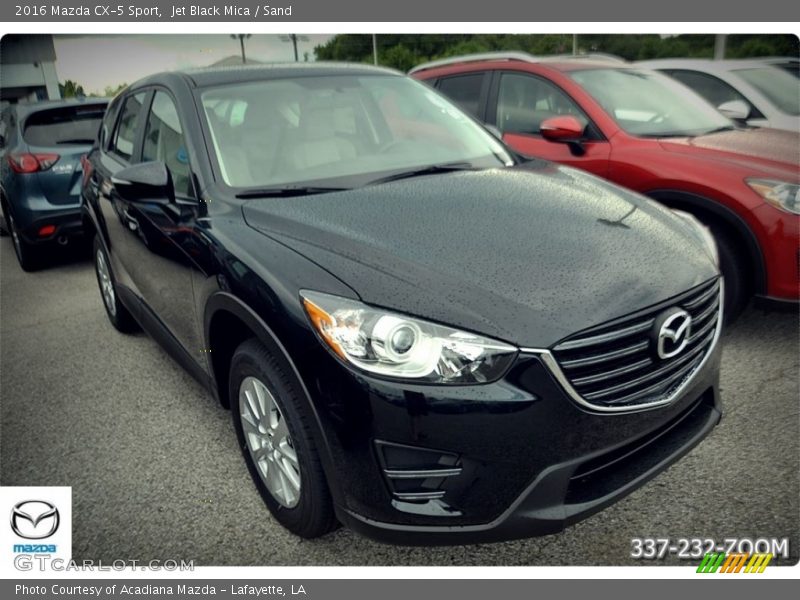 Jet Black Mica / Sand 2016 Mazda CX-5 Sport