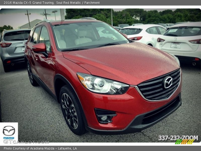 Soul Red Metallic / Parchment 2016 Mazda CX-5 Grand Touring