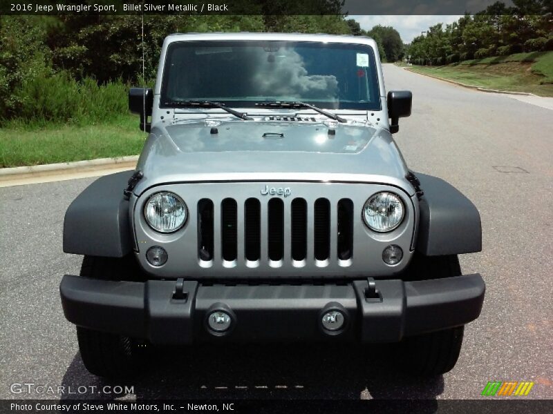 Billet Silver Metallic / Black 2016 Jeep Wrangler Sport