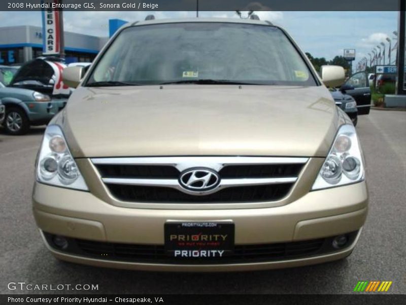Sonora Gold / Beige 2008 Hyundai Entourage GLS