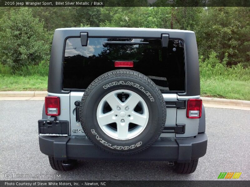 Billet Silver Metallic / Black 2016 Jeep Wrangler Sport