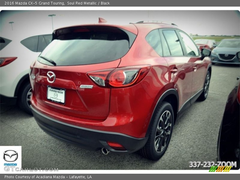Soul Red Metallic / Black 2016 Mazda CX-5 Grand Touring