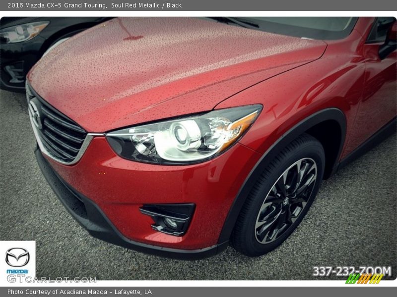 Soul Red Metallic / Black 2016 Mazda CX-5 Grand Touring