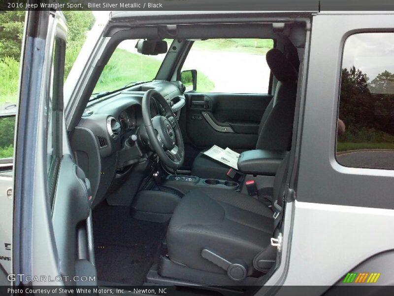 Billet Silver Metallic / Black 2016 Jeep Wrangler Sport