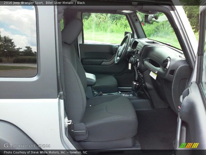Billet Silver Metallic / Black 2016 Jeep Wrangler Sport