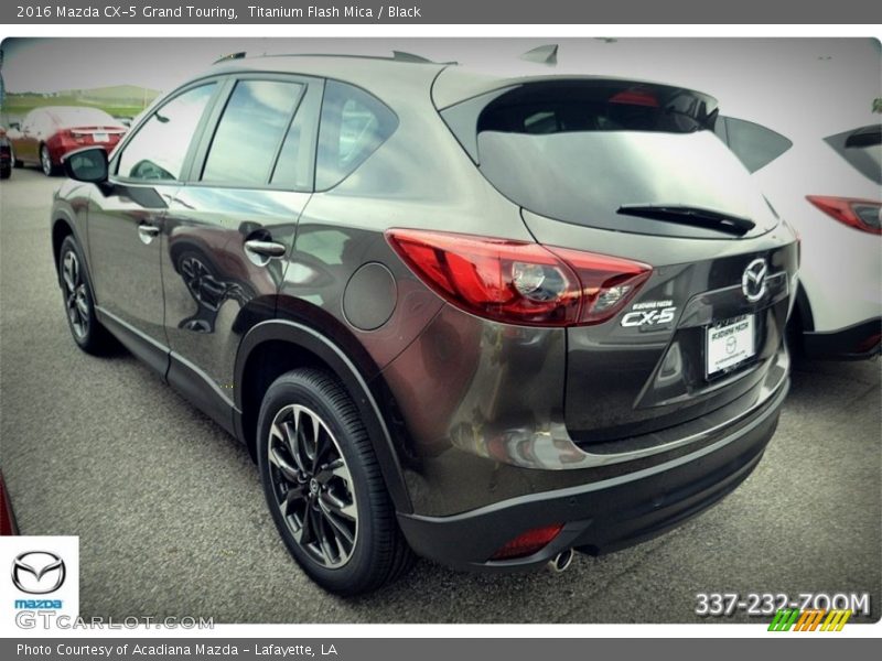 Titanium Flash Mica / Black 2016 Mazda CX-5 Grand Touring