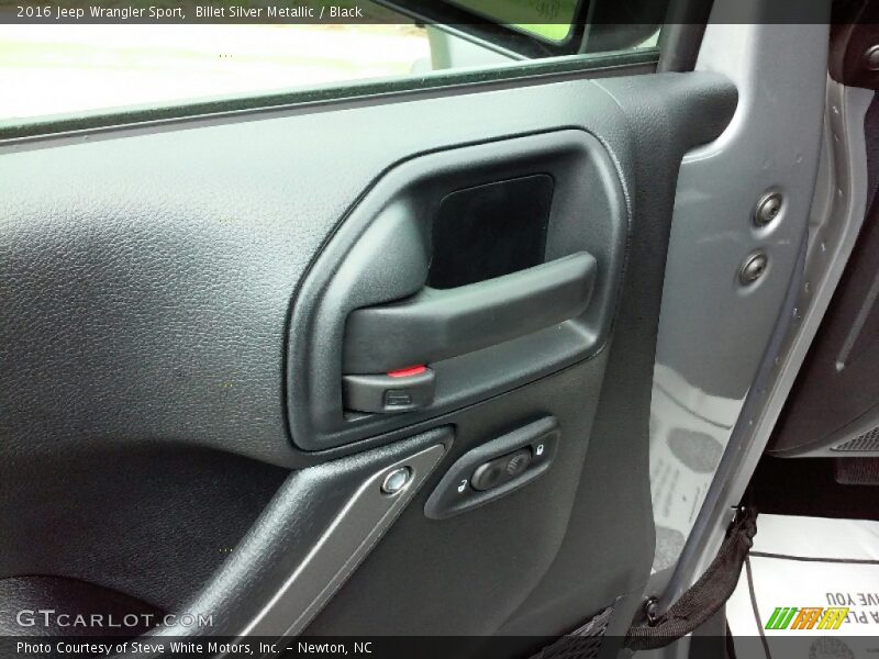 Billet Silver Metallic / Black 2016 Jeep Wrangler Sport