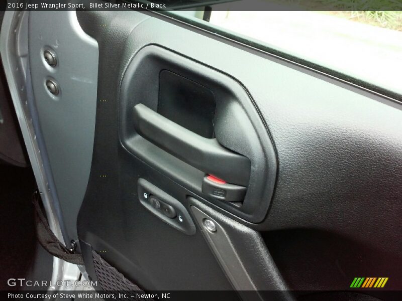 Billet Silver Metallic / Black 2016 Jeep Wrangler Sport
