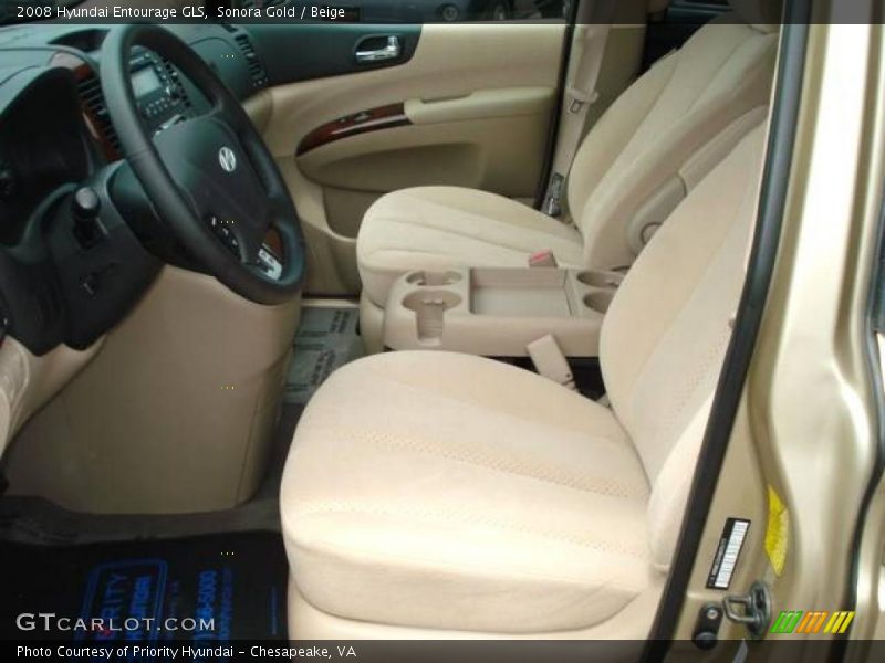 Sonora Gold / Beige 2008 Hyundai Entourage GLS