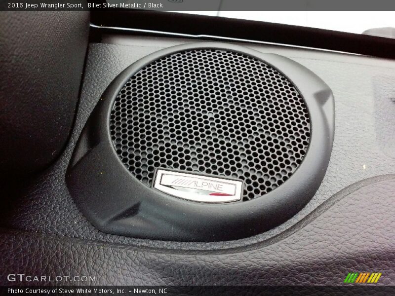 Billet Silver Metallic / Black 2016 Jeep Wrangler Sport