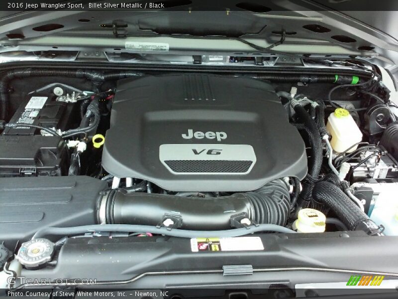 Billet Silver Metallic / Black 2016 Jeep Wrangler Sport