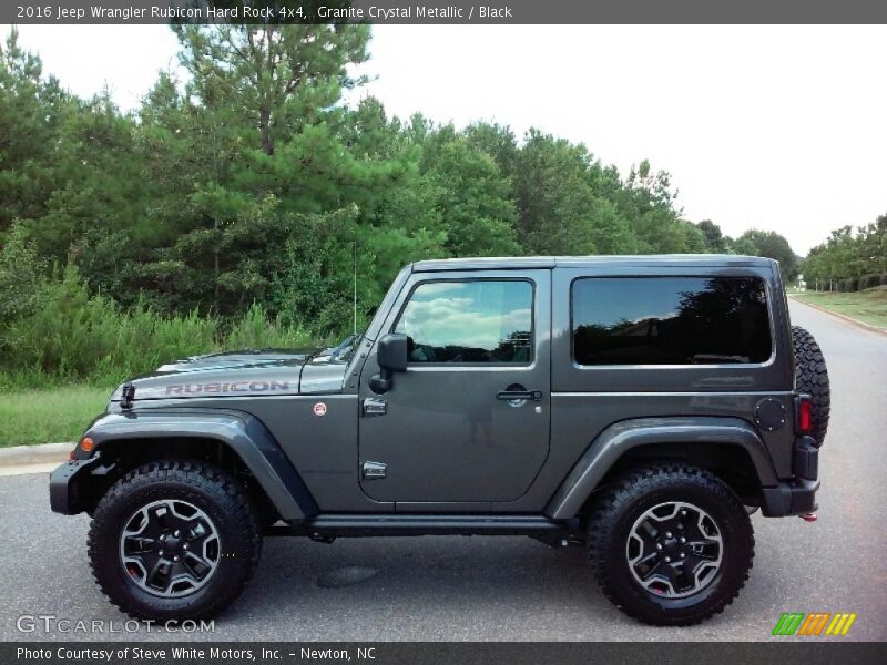 Granite Crystal Metallic / Black 2016 Jeep Wrangler Rubicon Hard Rock 4x4