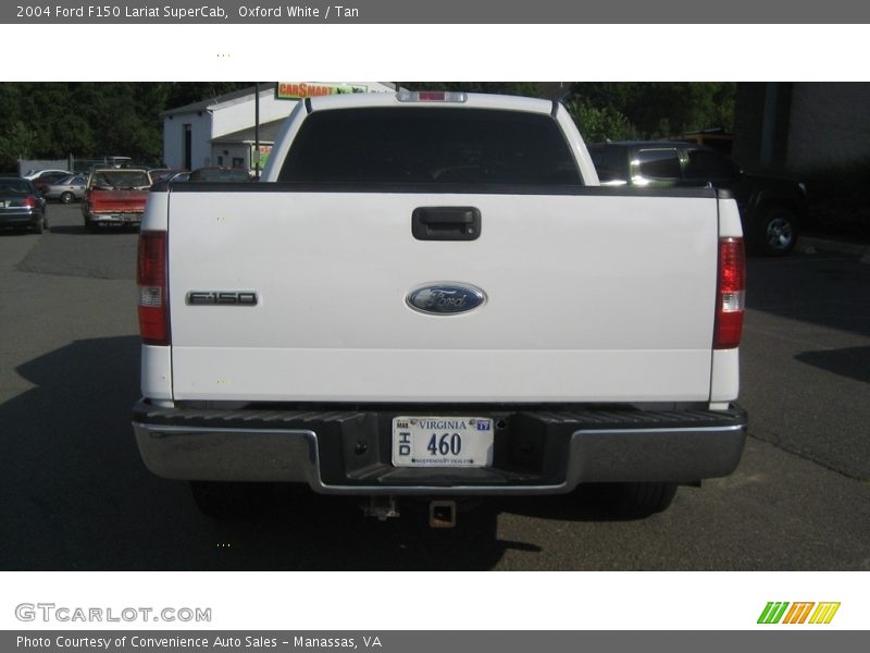 Oxford White / Tan 2004 Ford F150 Lariat SuperCab