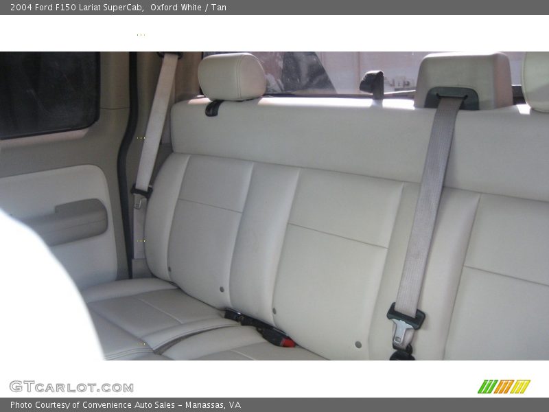 Oxford White / Tan 2004 Ford F150 Lariat SuperCab