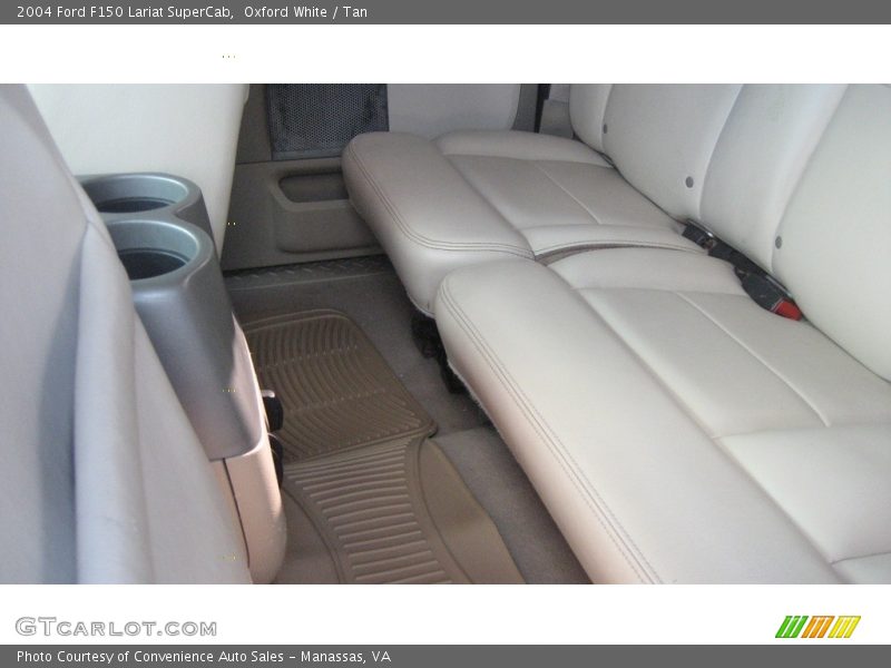 Oxford White / Tan 2004 Ford F150 Lariat SuperCab
