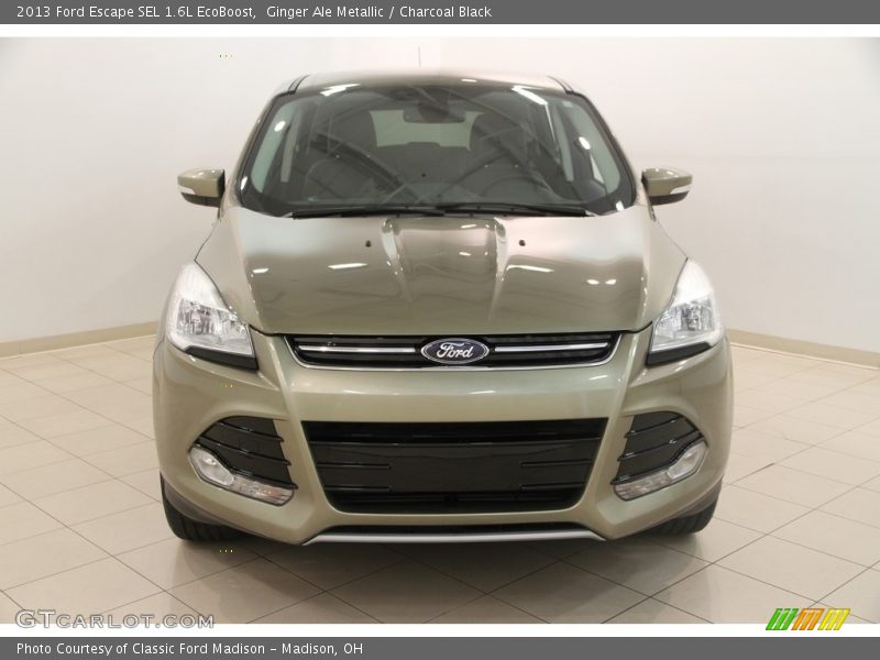 Ginger Ale Metallic / Charcoal Black 2013 Ford Escape SEL 1.6L EcoBoost