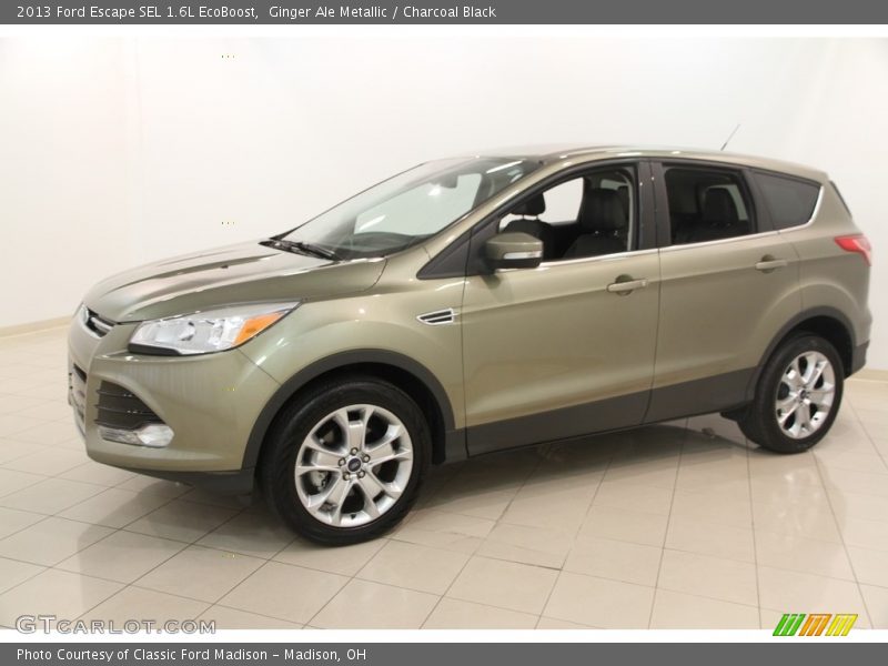 Ginger Ale Metallic / Charcoal Black 2013 Ford Escape SEL 1.6L EcoBoost