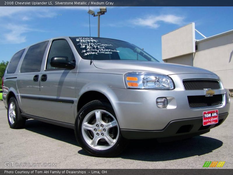Silverstone Metallic / Medium Gray 2008 Chevrolet Uplander LS