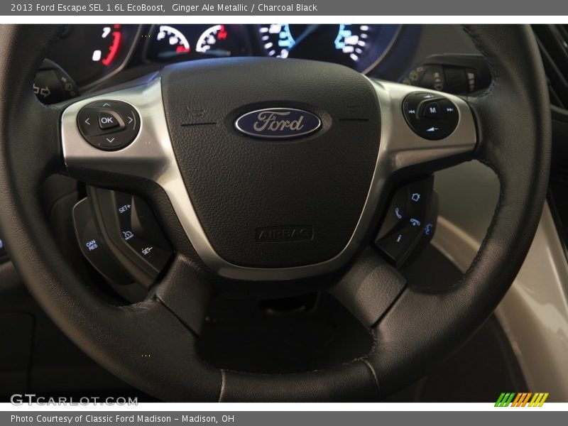 Ginger Ale Metallic / Charcoal Black 2013 Ford Escape SEL 1.6L EcoBoost