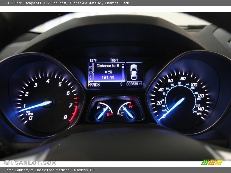 Ginger Ale Metallic / Charcoal Black 2013 Ford Escape SEL 1.6L EcoBoost