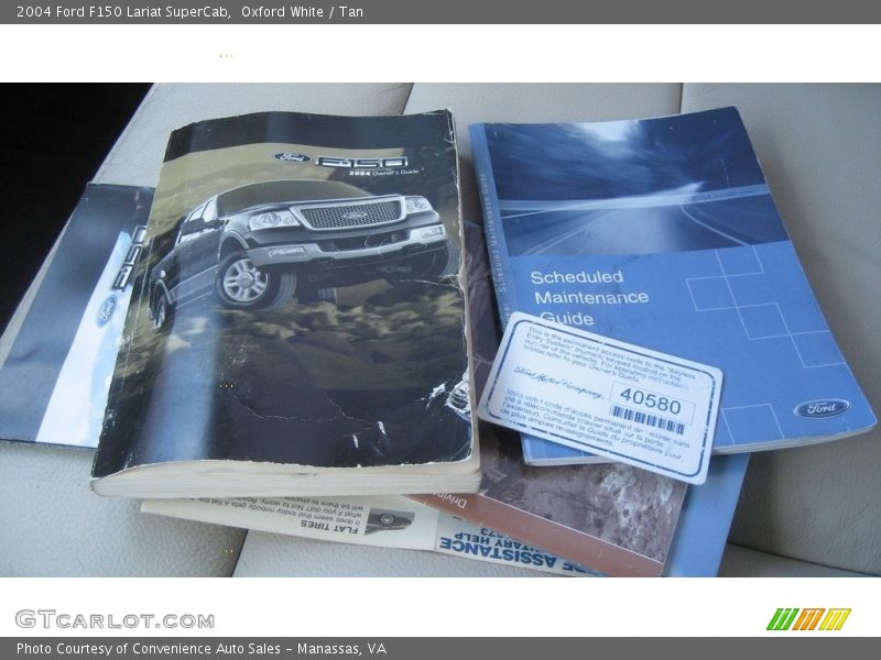 Oxford White / Tan 2004 Ford F150 Lariat SuperCab