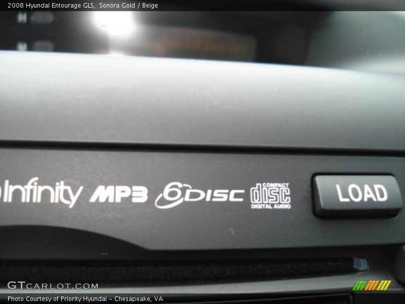 Sonora Gold / Beige 2008 Hyundai Entourage GLS