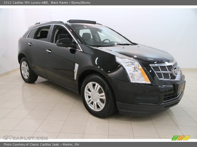 Black Raven / Ebony/Ebony 2012 Cadillac SRX Luxury AWD