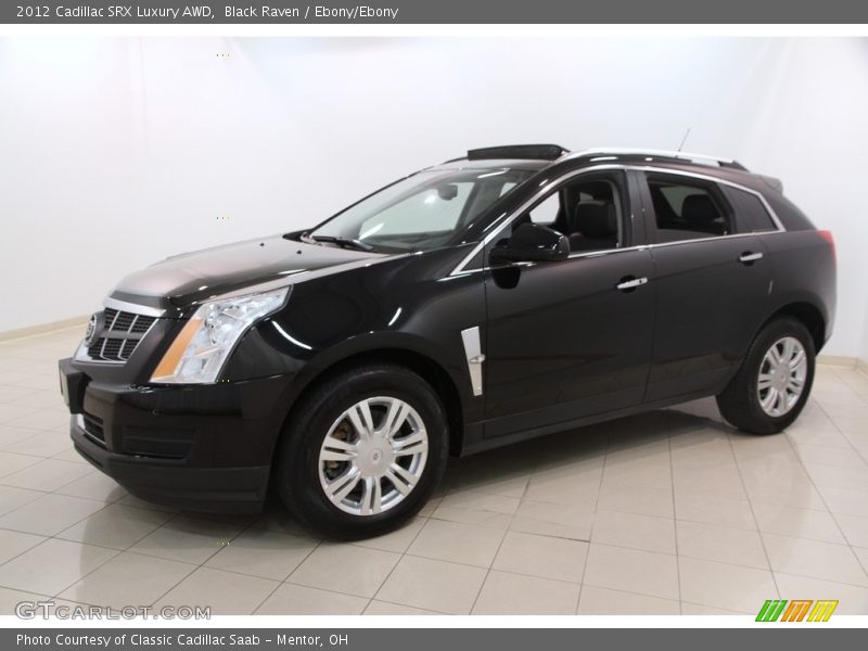 Black Raven / Ebony/Ebony 2012 Cadillac SRX Luxury AWD