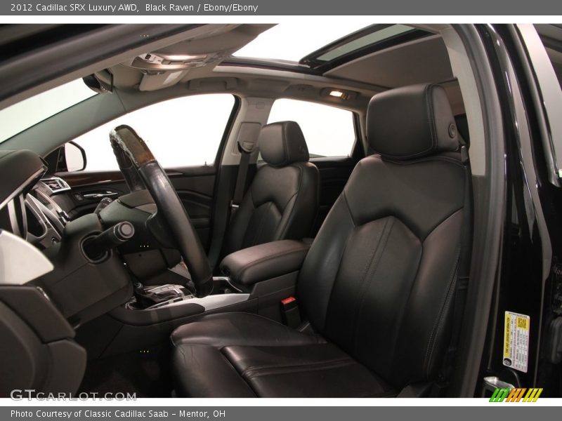 Black Raven / Ebony/Ebony 2012 Cadillac SRX Luxury AWD