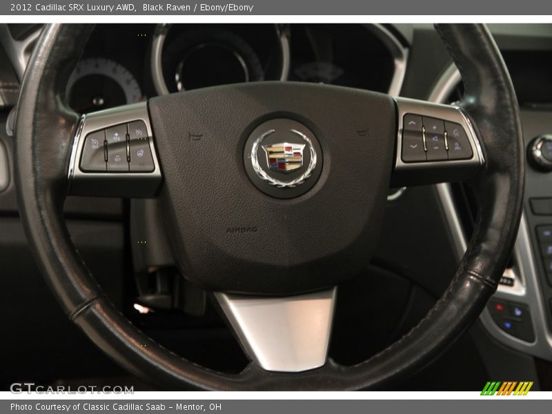 Black Raven / Ebony/Ebony 2012 Cadillac SRX Luxury AWD
