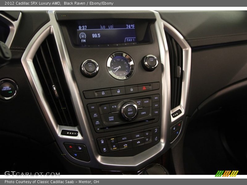 Black Raven / Ebony/Ebony 2012 Cadillac SRX Luxury AWD