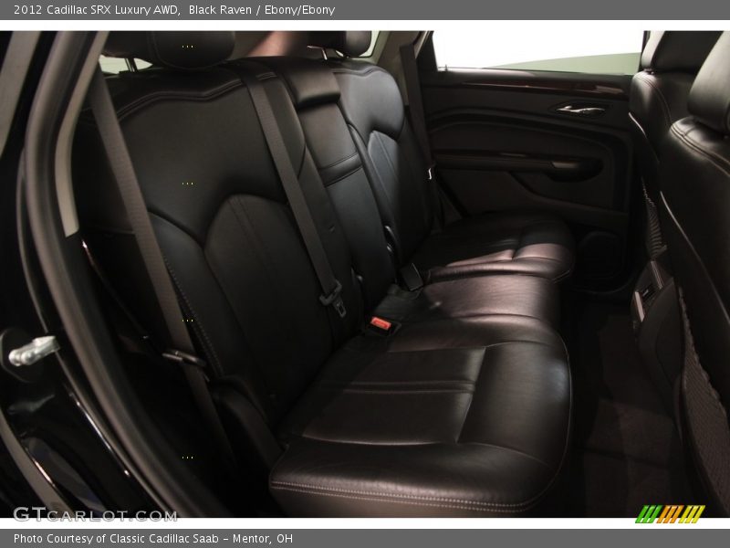 Black Raven / Ebony/Ebony 2012 Cadillac SRX Luxury AWD
