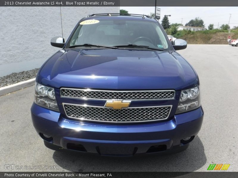 Blue Topaz Metallic / Ebony 2013 Chevrolet Avalanche LS 4x4