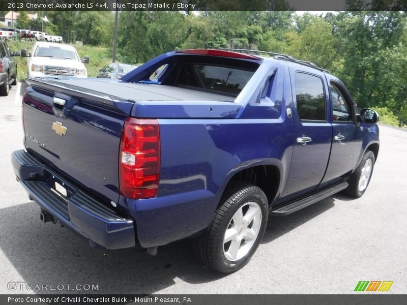 Blue Topaz Metallic / Ebony 2013 Chevrolet Avalanche LS 4x4