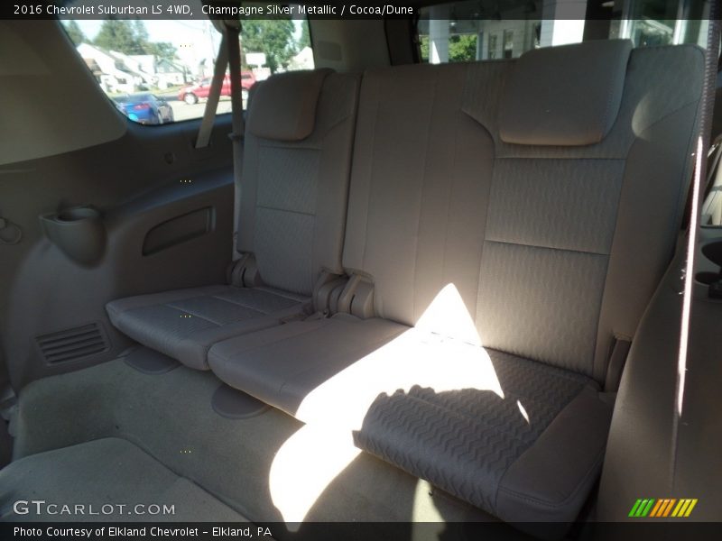 Champagne Silver Metallic / Cocoa/Dune 2016 Chevrolet Suburban LS 4WD