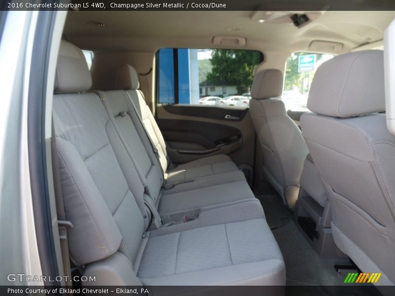 Champagne Silver Metallic / Cocoa/Dune 2016 Chevrolet Suburban LS 4WD