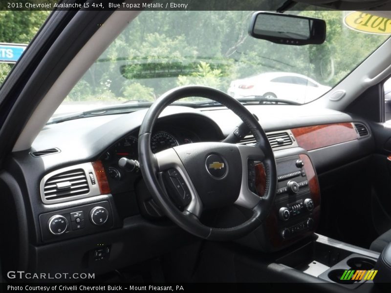 Blue Topaz Metallic / Ebony 2013 Chevrolet Avalanche LS 4x4