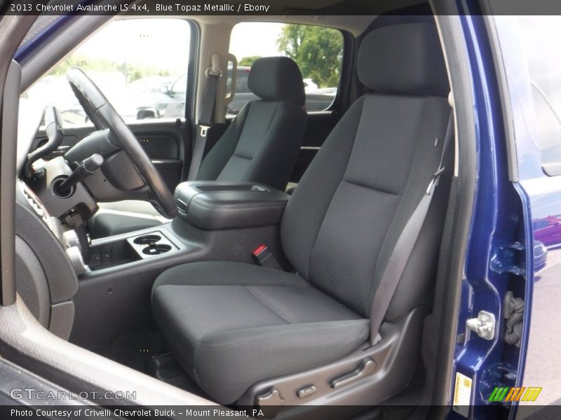 Blue Topaz Metallic / Ebony 2013 Chevrolet Avalanche LS 4x4