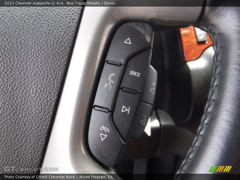 Blue Topaz Metallic / Ebony 2013 Chevrolet Avalanche LS 4x4
