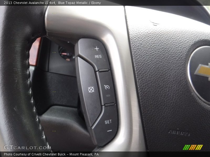 Blue Topaz Metallic / Ebony 2013 Chevrolet Avalanche LS 4x4