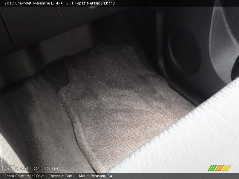 Blue Topaz Metallic / Ebony 2013 Chevrolet Avalanche LS 4x4