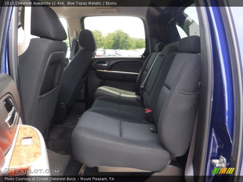 Blue Topaz Metallic / Ebony 2013 Chevrolet Avalanche LS 4x4