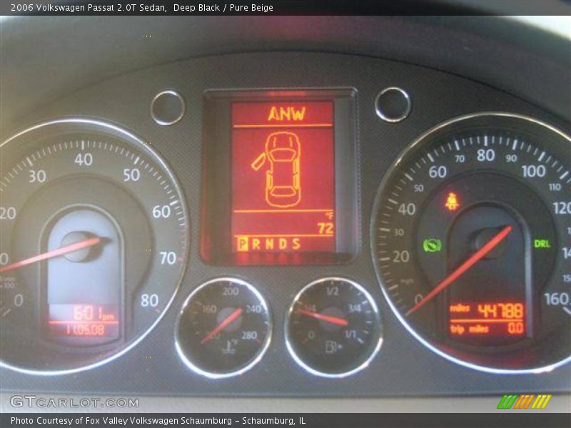 Deep Black / Pure Beige 2006 Volkswagen Passat 2.0T Sedan