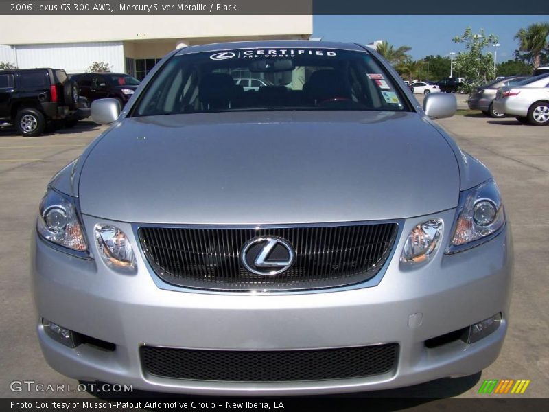 Mercury Silver Metallic / Black 2006 Lexus GS 300 AWD