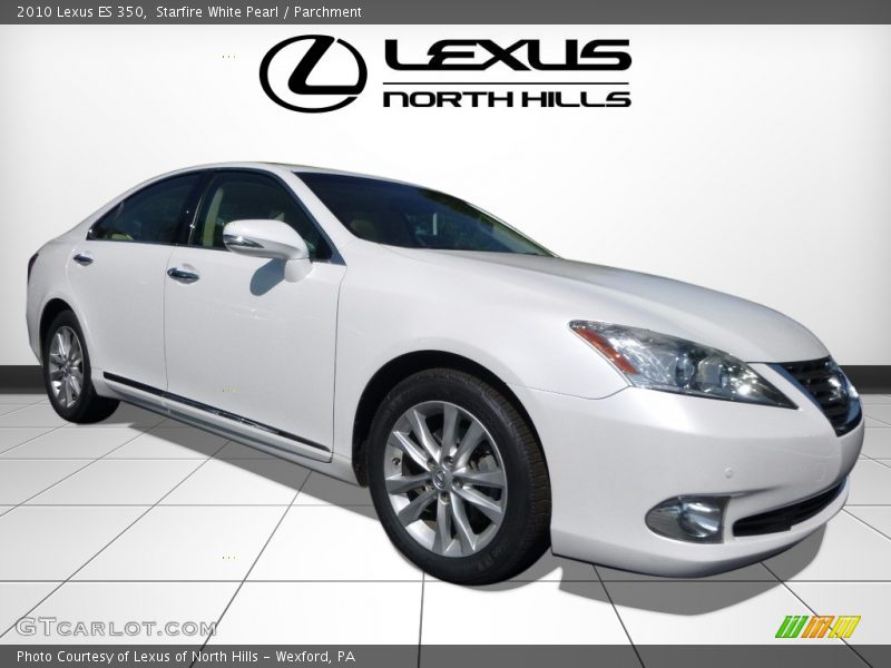 Starfire White Pearl / Parchment 2010 Lexus ES 350