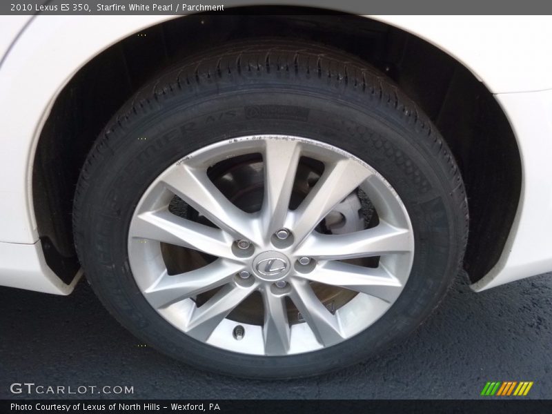 Starfire White Pearl / Parchment 2010 Lexus ES 350