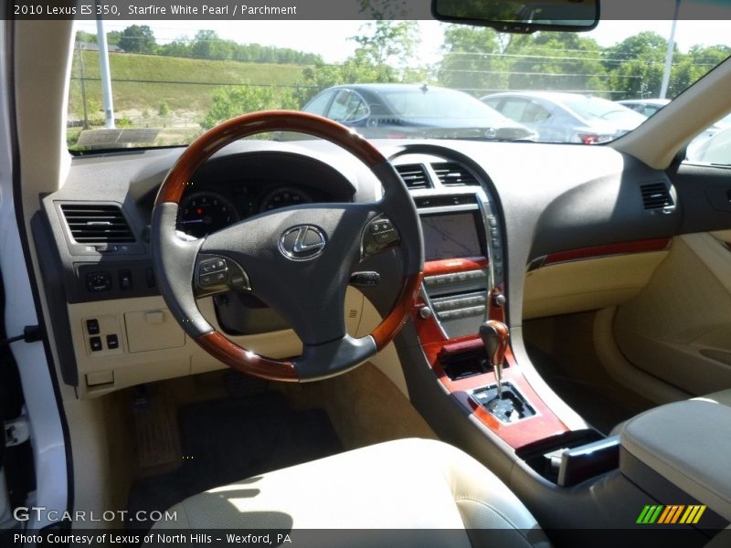 Starfire White Pearl / Parchment 2010 Lexus ES 350