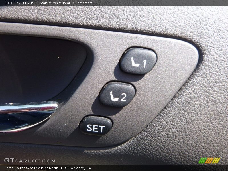 Starfire White Pearl / Parchment 2010 Lexus ES 350